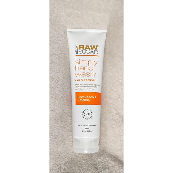 Raw Sugar Simply Hand Wash Raw Coconut and Mando 9 fl oz - Picture 1 of 3